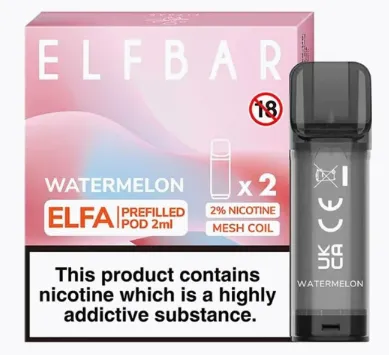Elf Bar Elfa Pod Prefilled Starter Kit 850mAh Watermelon Navy - Фото 3